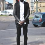 Lanre Masha Streetstyle in Milan