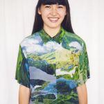 Richards NYC SS 2013 Collection Mountains - lakes - plants become dress