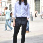 Heo Minho Streetstyle in Milan