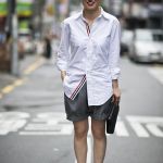 Minjo Lee Sinsa Streetstyle in Seoul