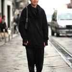 Chen Li Streetstyle in Milan