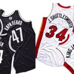 Photos: Miami Heat, Brooklyn Nets debut 'nickname jerseys' at