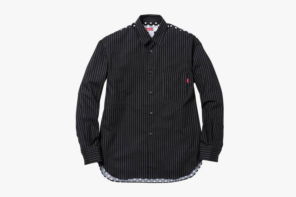 Supreme COMME des GARCONS 2014S/S シャツ　XS Supreme X Comme Des Garcons Shirt S/S 2014 (Collection +