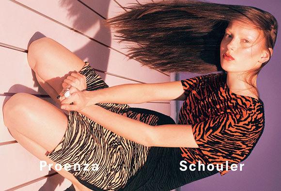 Proenza Schouler FW14 Campaign feat. Julia Bergshoeff shot by