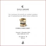 Save The Date - Congiunzioni by Paola Grande Gioielli 11 Dicembre 2014