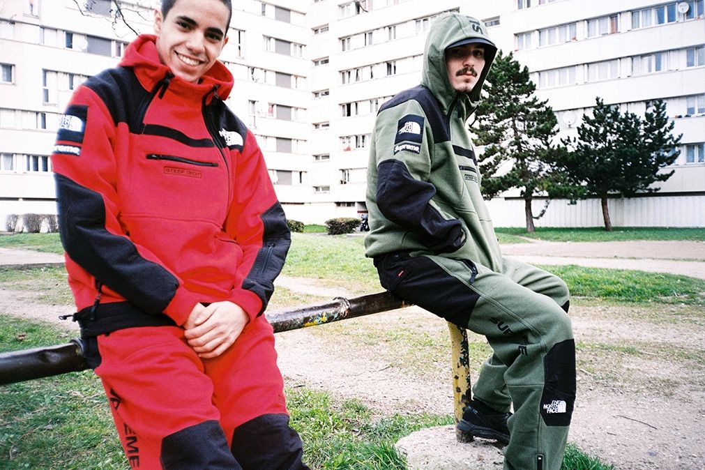 SUP×TNF STEEPTECH SWEAT SETUP 2016S/S nss magazine